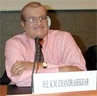 Union Cabinet Secretary KM Chandrashekhar